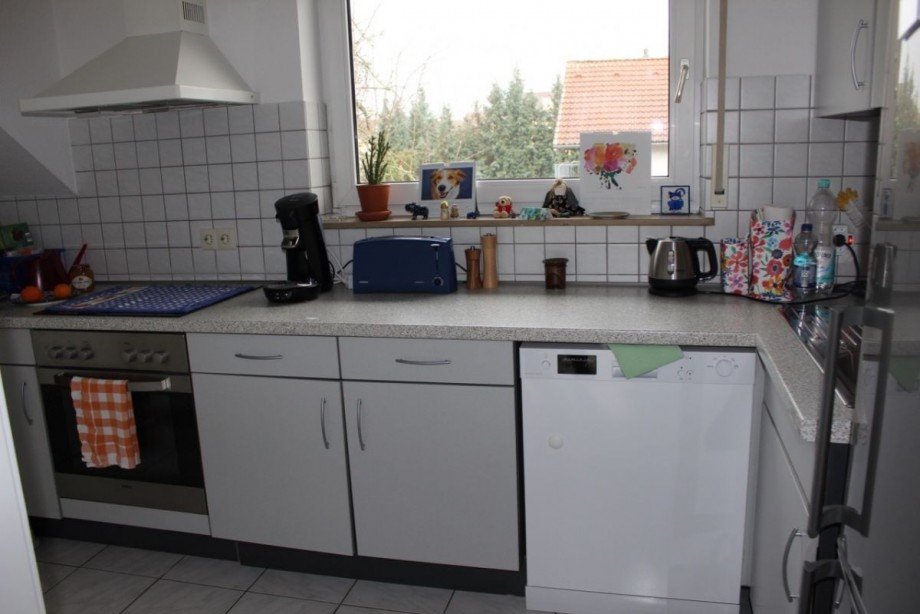 K�che mit EBK Dachgeschosswohnung M�rfelden-Walldorf