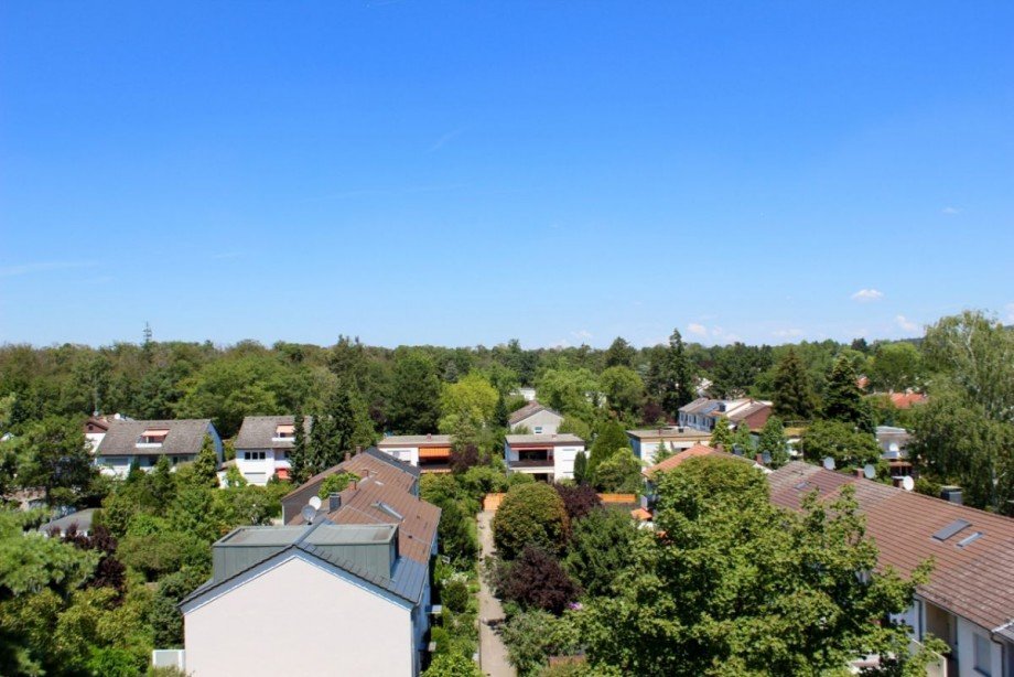 Blick nach Norrden Dachgeschosswohnung Darmstadt