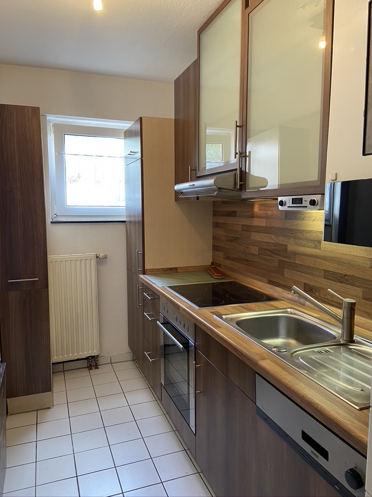 K�che mit EBK Erdgeschosswohnung Darmstadt