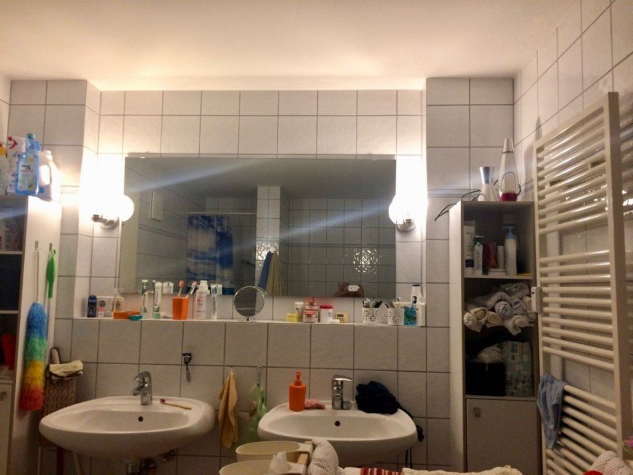 Bad mit zwei Waschbecken Etagenwohnung Ober - Ramstadt