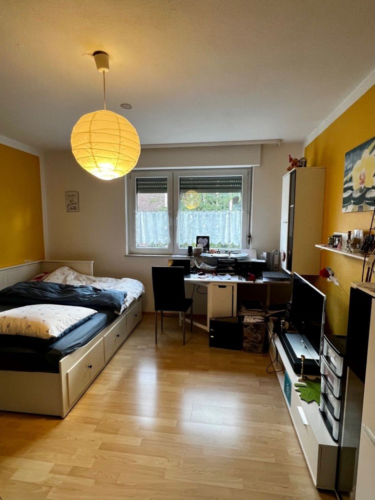 Wohn-Schlafbereich Darmstadt Wohnung Zum 15.12.2023 frei - Teilm�blierte 1 Zimmer Wohnung in Darmstadt - Innenstadt