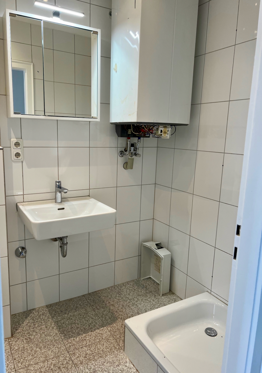 Duschbad Racano Immobilien Woogsviertel Etagenwohnung Darmstadt