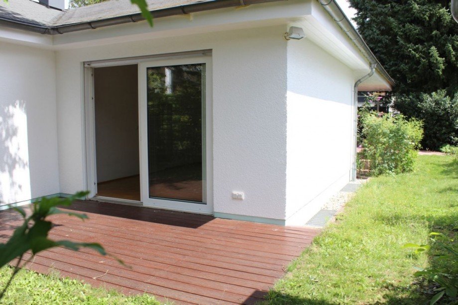Terrasse am Schlafzimmer Einfamilienhaus M�hltal