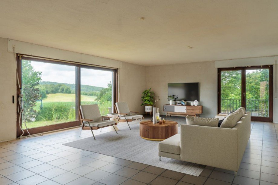 Wohnzimmer EG Haus Ober - Ramstadt