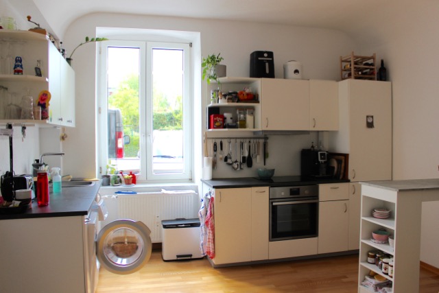 Wohnk�che Hinterhaus Erdgeschosswohnung Darmstadt