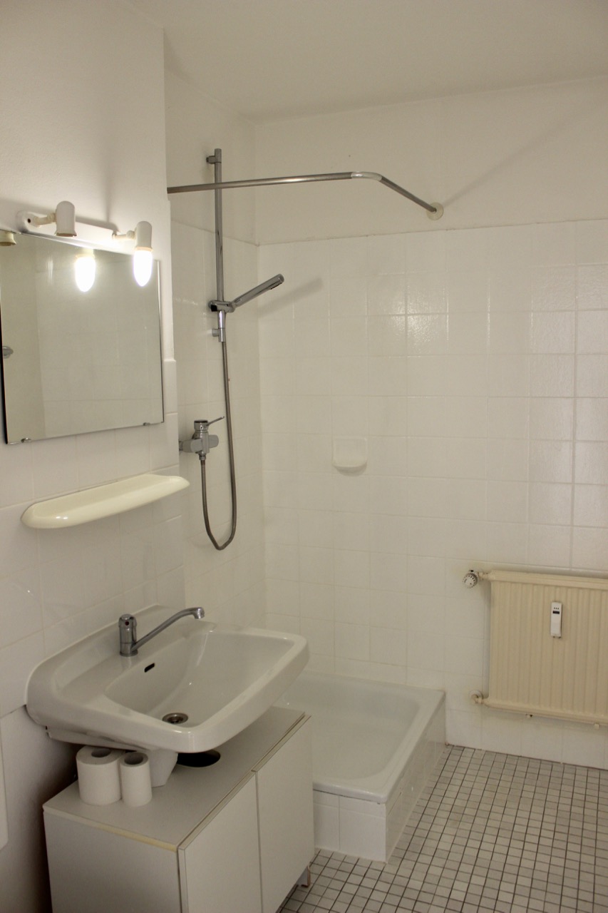 helles Duschbad Etagenwohnung Darmstadt