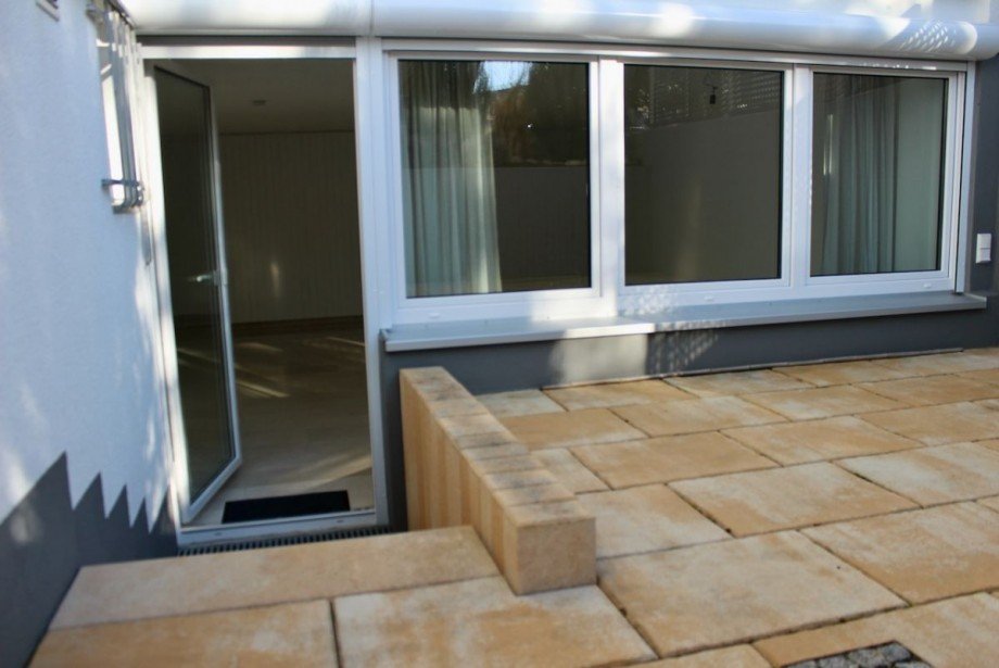 S�d-Terrasse Souterrainwohnung Darmstadt