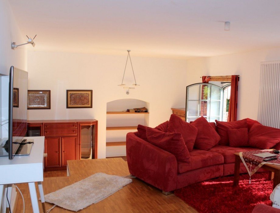 Wohnbereich Empore Maisonettewohnung Darmstadt