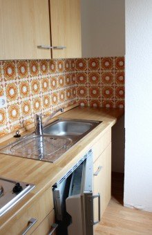 K�che mit K�chenzeile G�nstig geschnittene 1 Zimmer Wohnung in FH - N�he