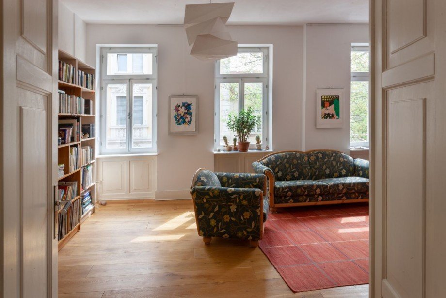 Wohnzimmer 02 Etagenwohnung Darmstadt