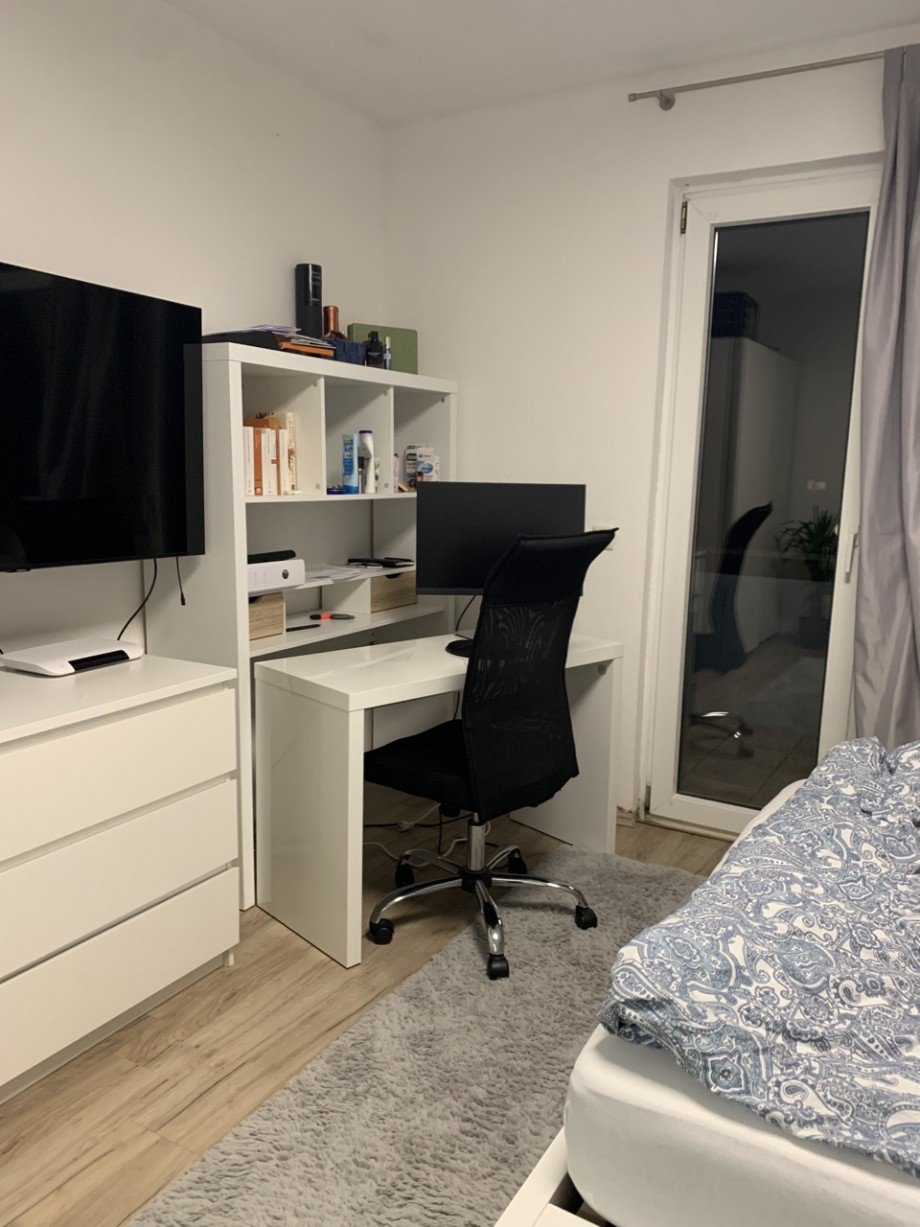 Wohn-/Schlafbereich Etagenwohnung Darmstadt