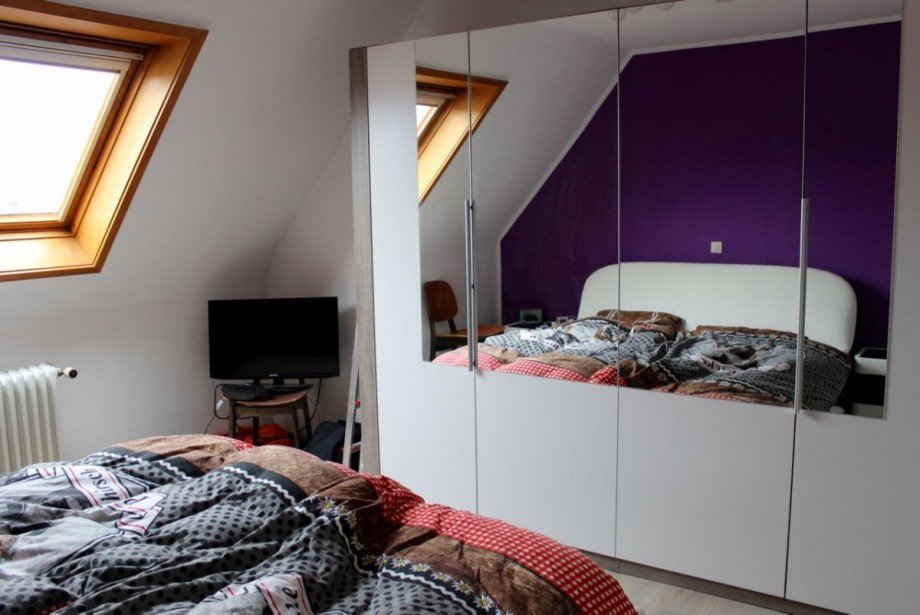 Schlafzimmer Dachgeschosswohnung Darmstadt
