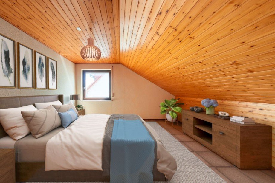 Schlafzimmer 1 OG Haus Ober - Ramstadt