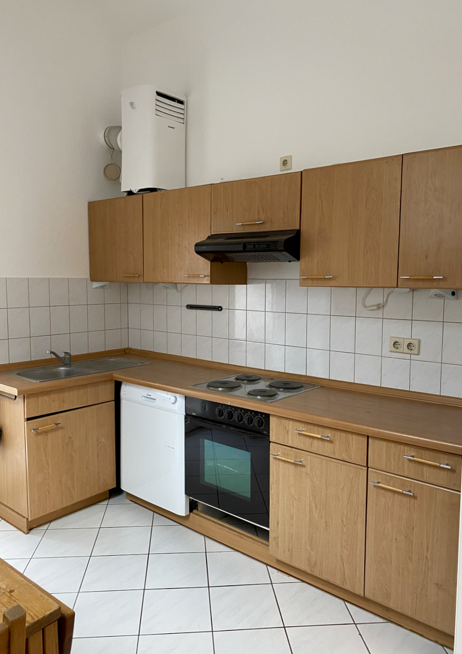 K�che mit EBK Maisonettewohnung Mainz