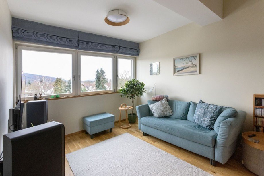 Wohnzimmer Dachgeschosswohnung Darmstadt
