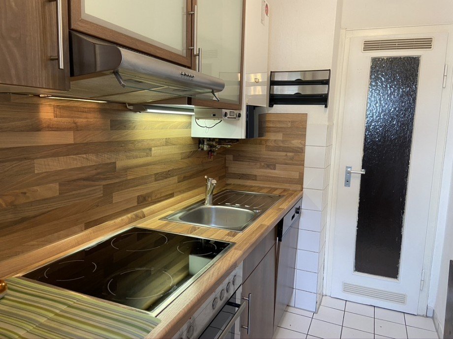 K�che mit EBK Erdgeschosswohnung Darmstadt