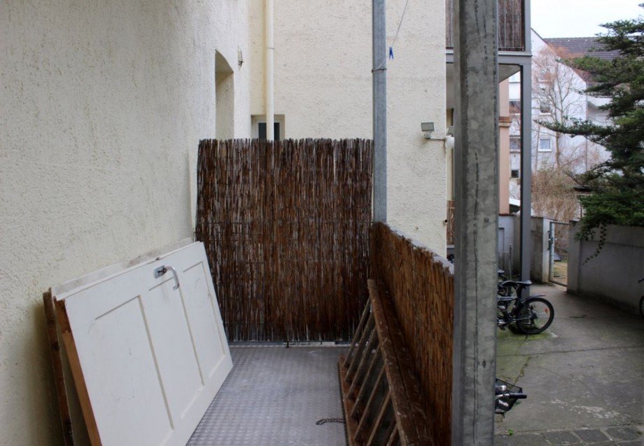 Balkon Erdgeschosswohnung Darmstadt