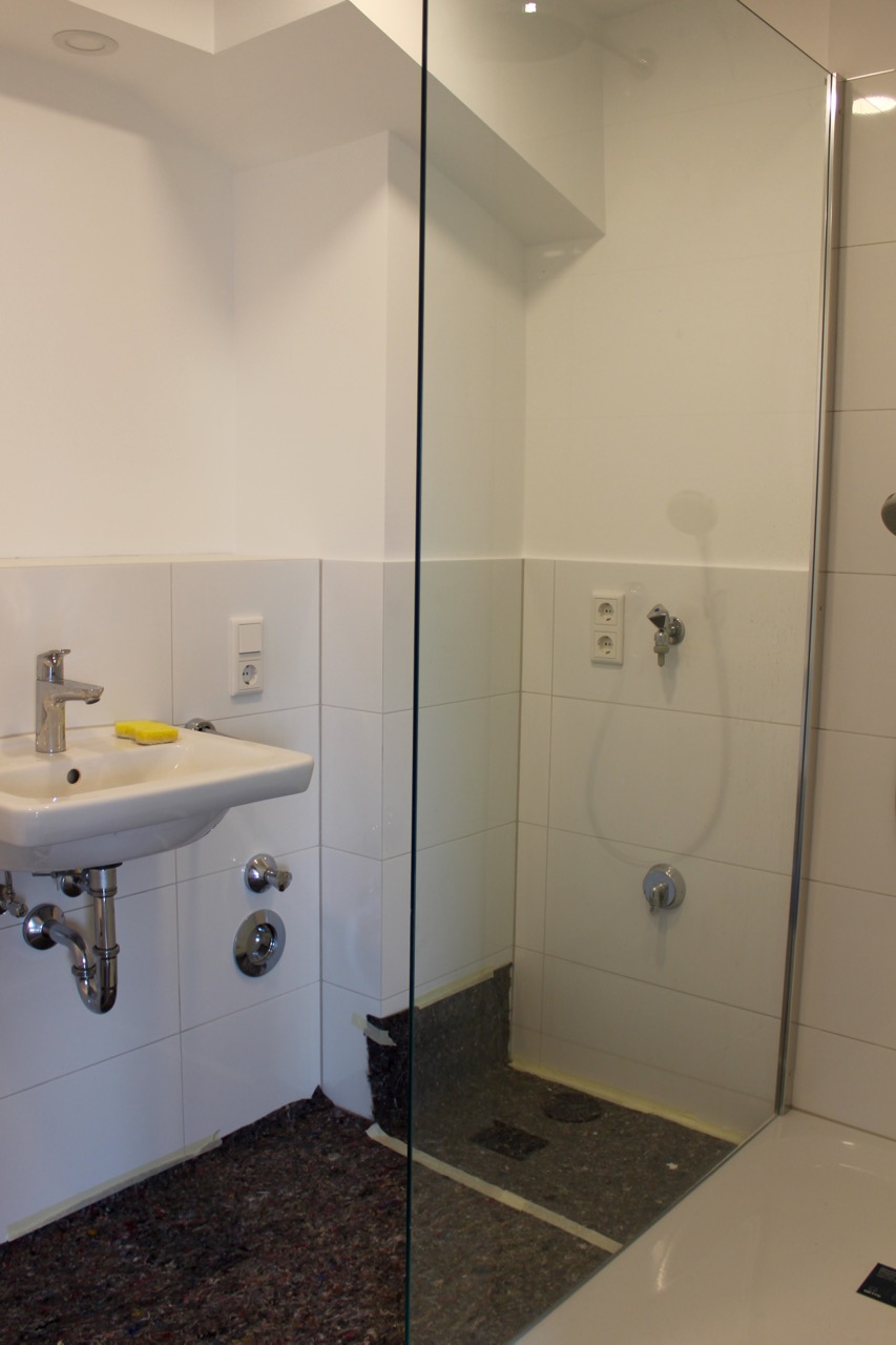 Neues Duschbad Etagenwohnung Darmstadt