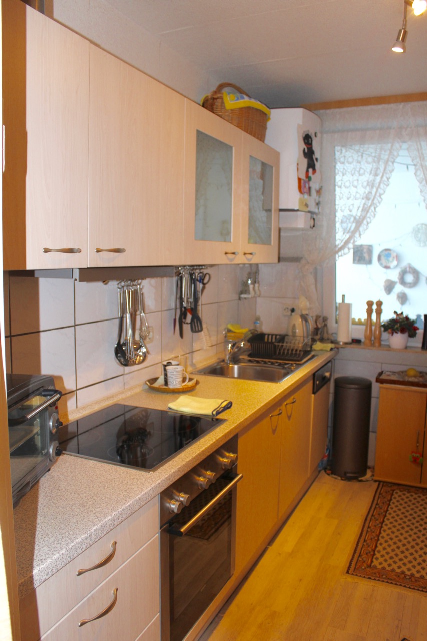 K�che mit EBK Etagenwohnung Darmstadt
