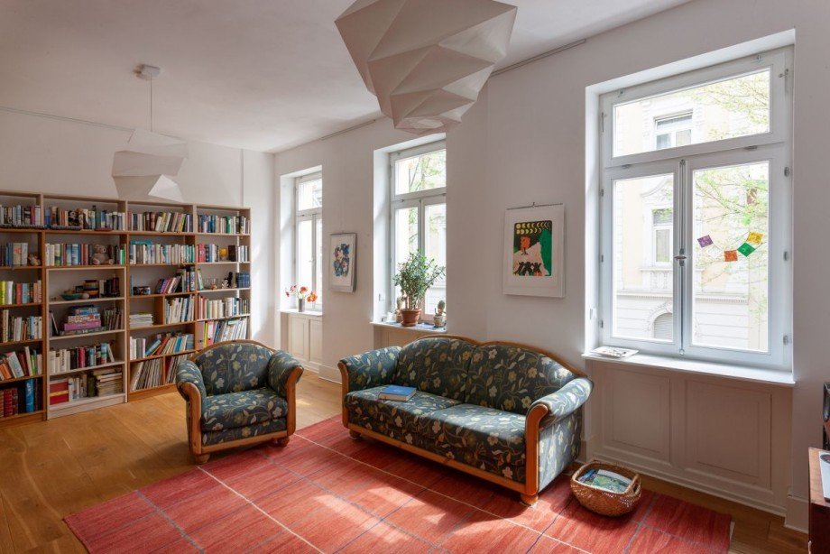 Wohnzimmer 03 Etagenwohnung Darmstadt