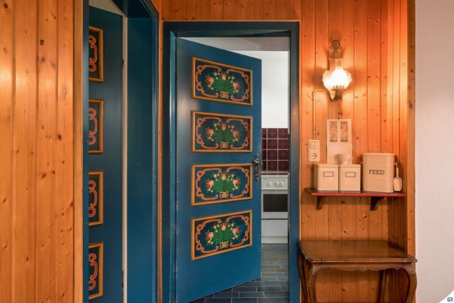 Zugang zur K�che Bungalow Darmstadt