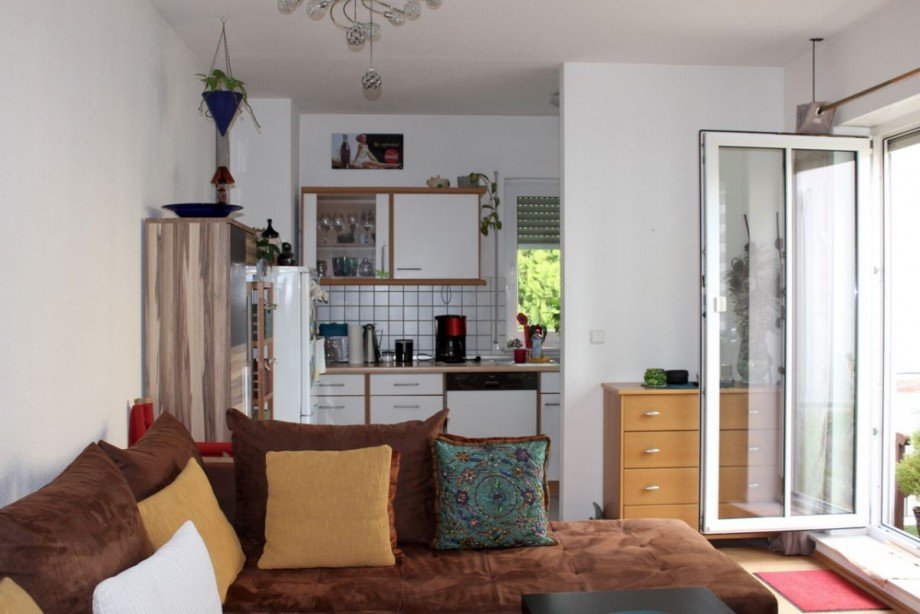 Wohnzimmer Etagenwohnung Darmstadt