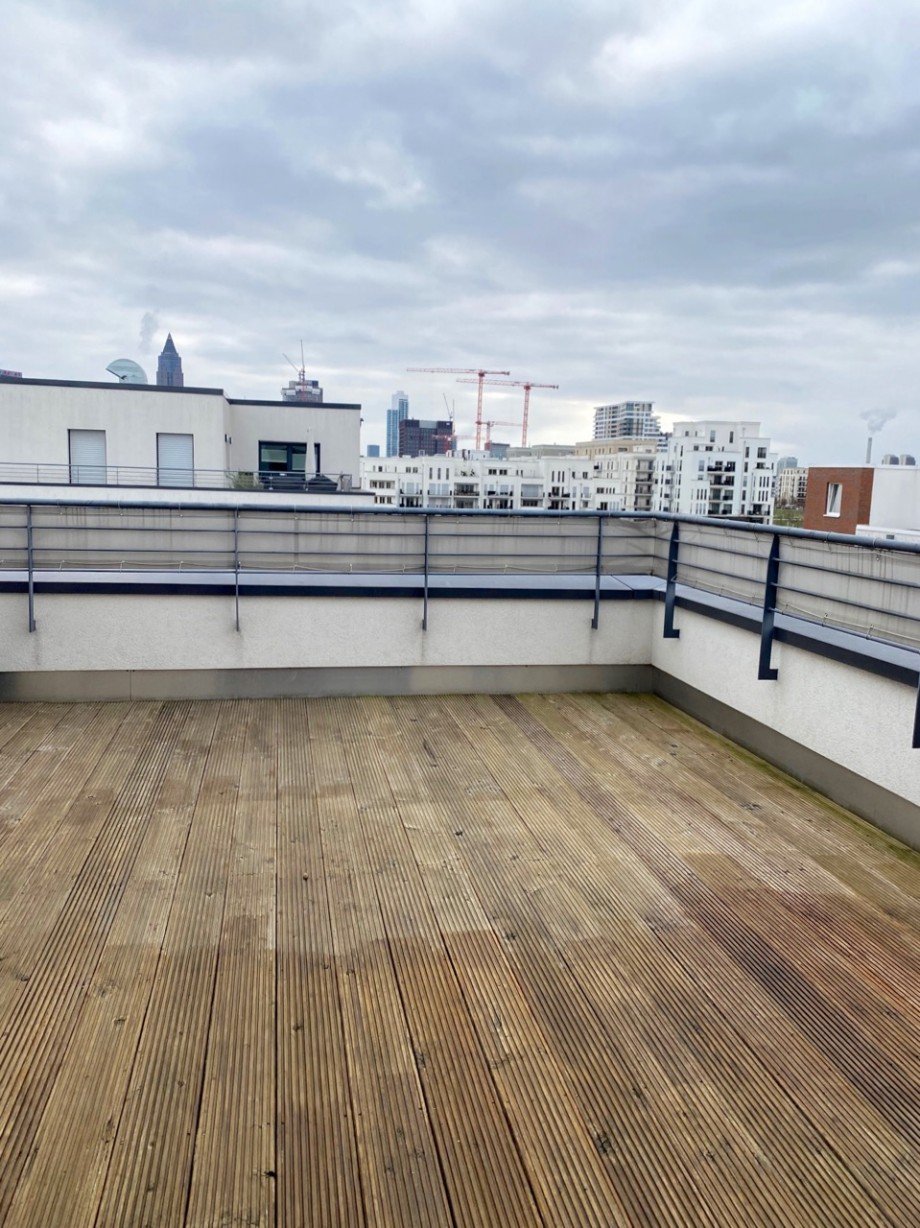 Terrasse Penthousewohnung Frankfurt/ Main