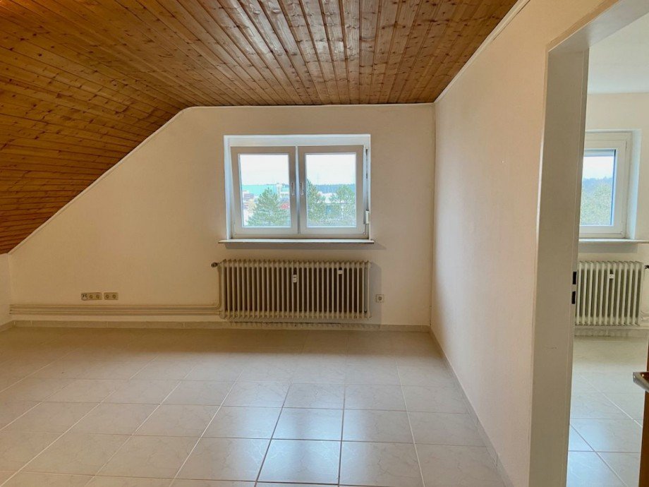 Wohnzimmer Dachgeschosswohnung Weiterstadt
