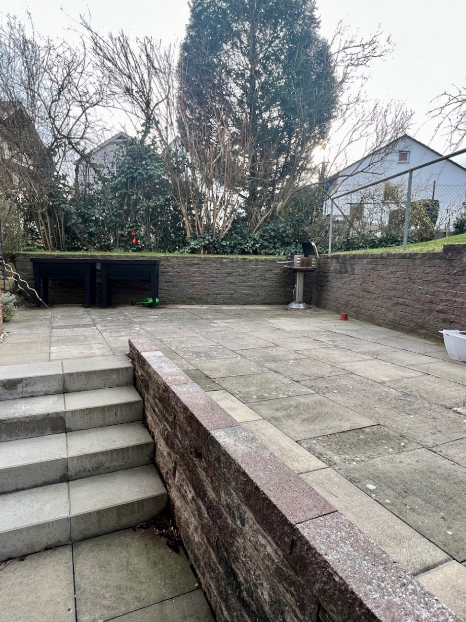 Terrasse Souterrainwohnung Darmstadt