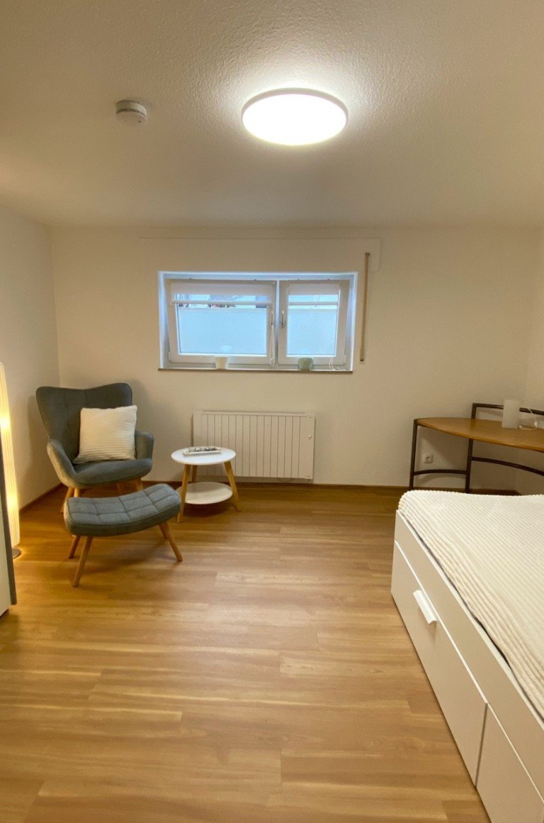 Schlafzimmer Darmstadt Souterrainwohnung Gro�z�gige 1 Zimmer Wohnung - mit EBK in der Heimst�ttensiedlung