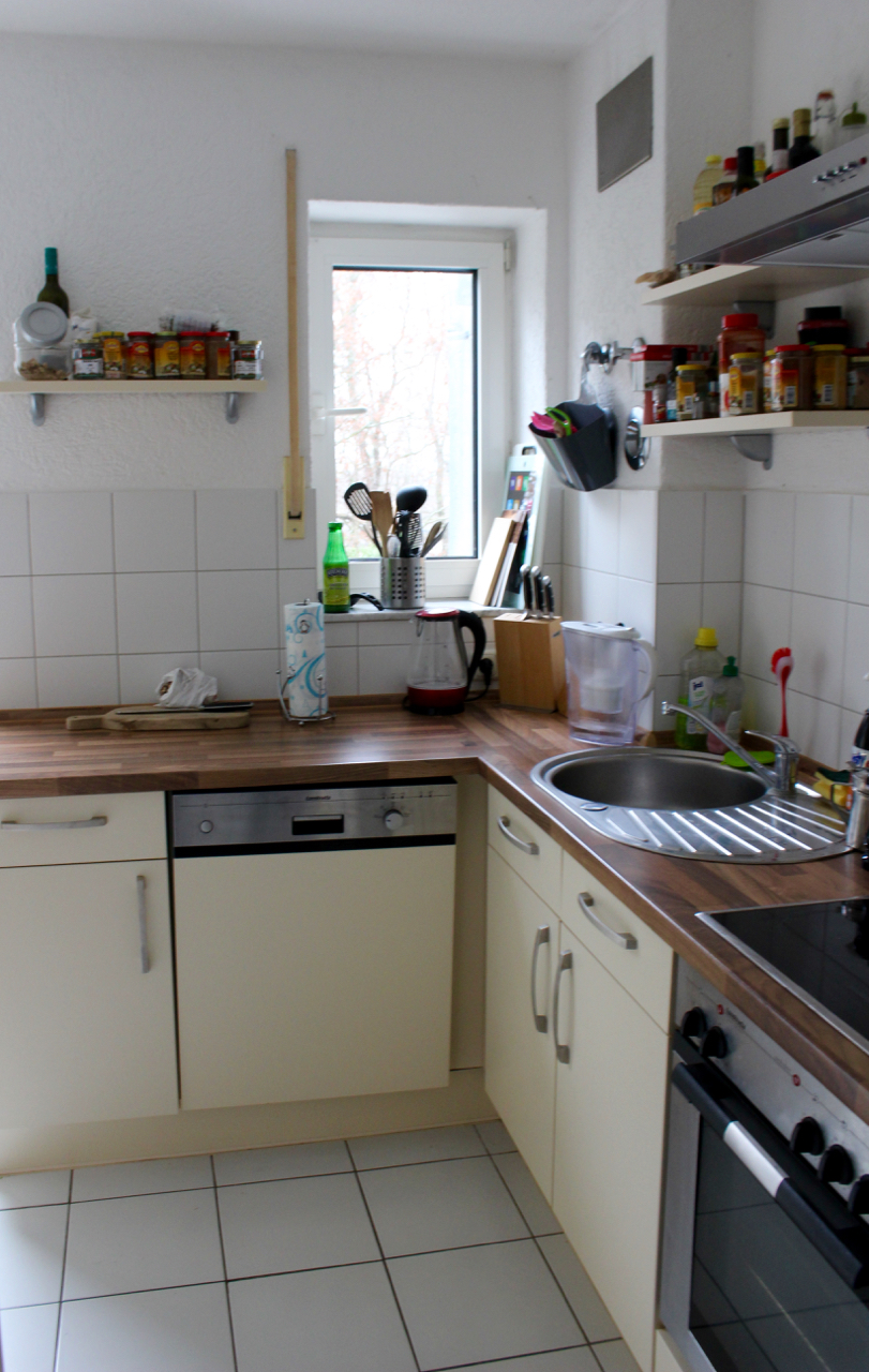 K�che mit EBK Etagenwohnung Darmstadt