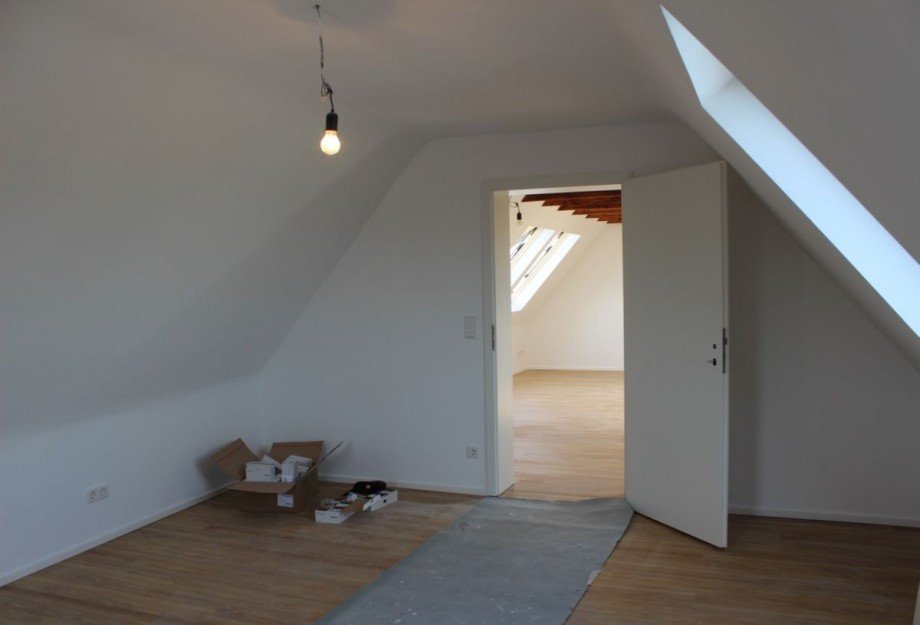 Schlafzimmer 1 Dachgeschosswohnung Darmstadt