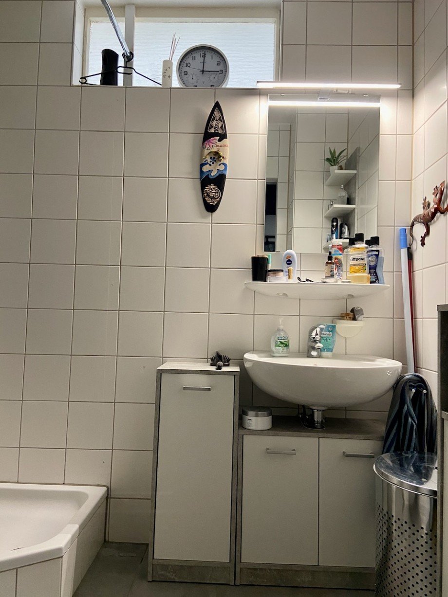 Badezimmer mit Dusche Etagenwohnung Darmstadt