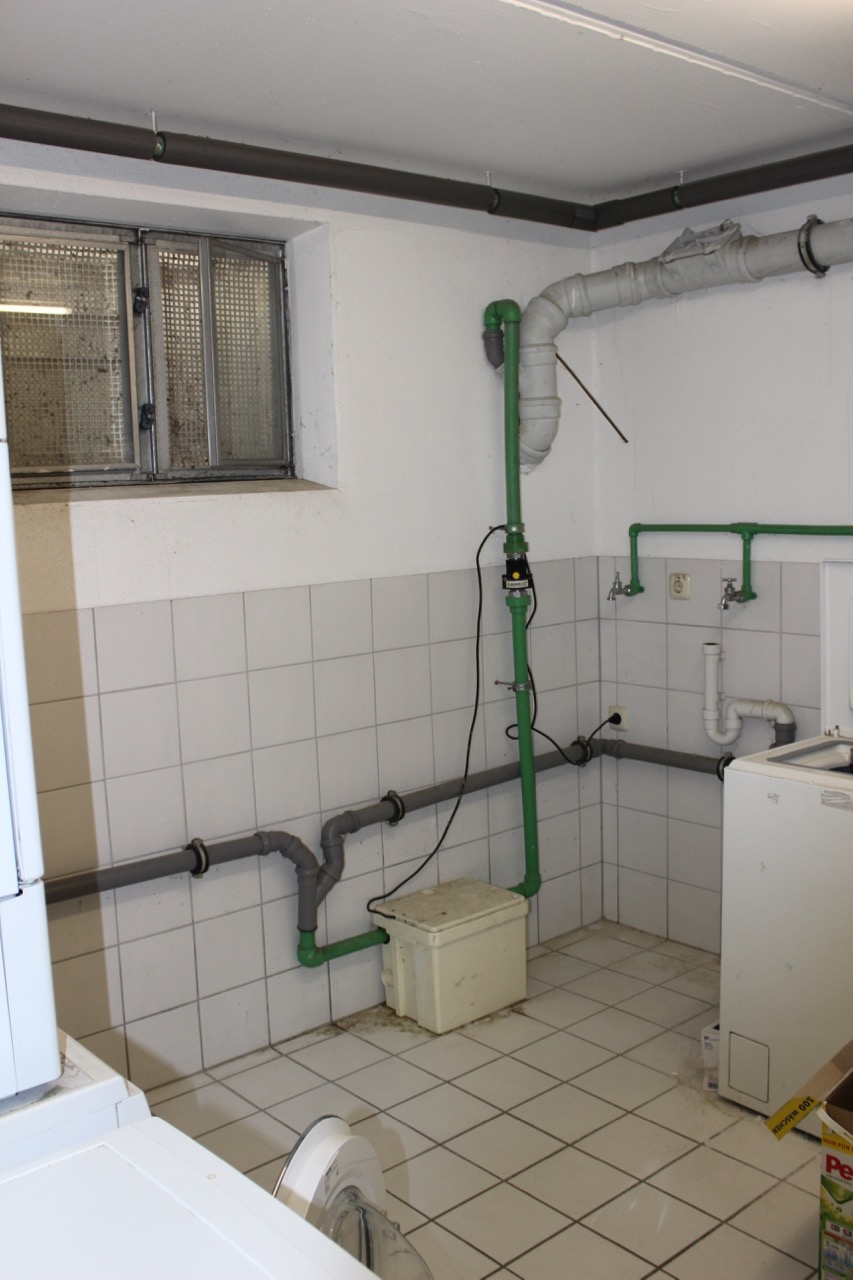 Waschk�che zum Mitbenutzen Maisonettewohnung Darmstadt