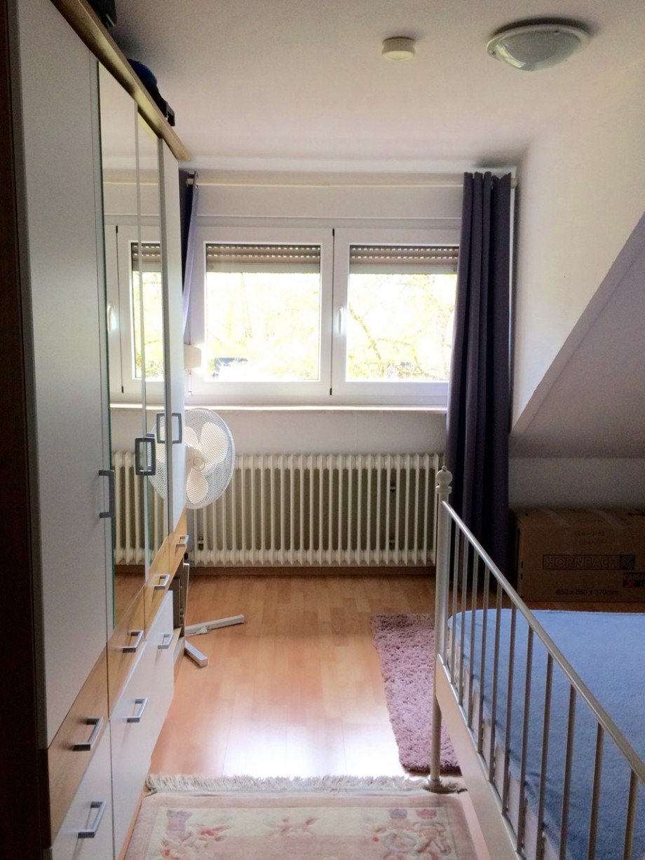 Schlafzimmer Dachgeschosswohnung Darmstadt