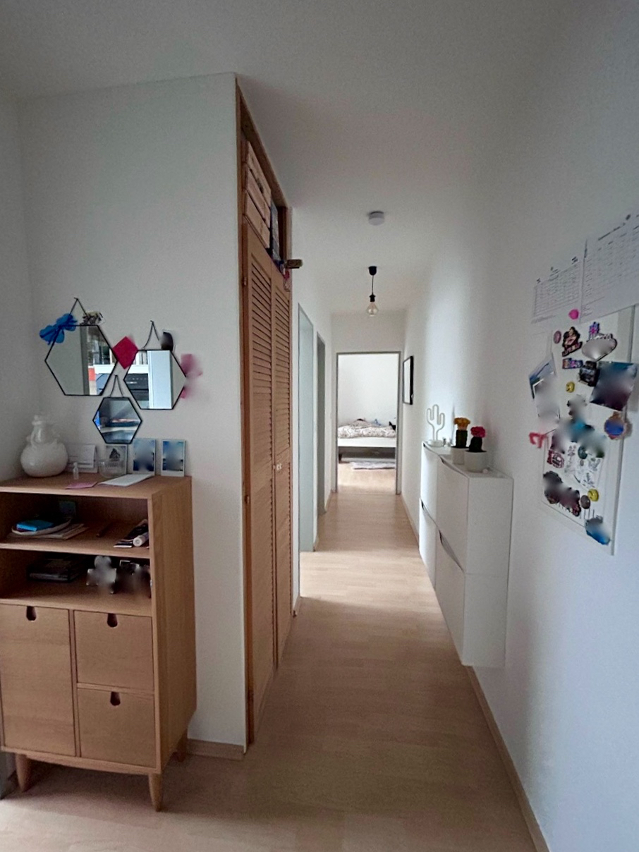 Racano Immobilien Flur Dachgeschosswohnung Darmstadt