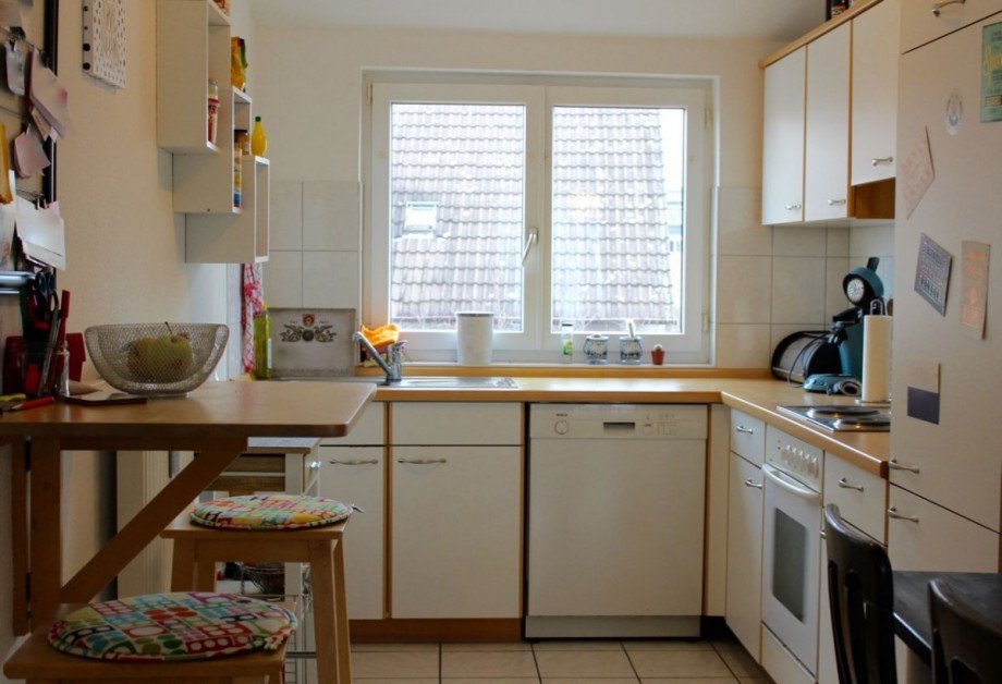 K�che mit EBK Dachgeschosswohnung Darmstadt