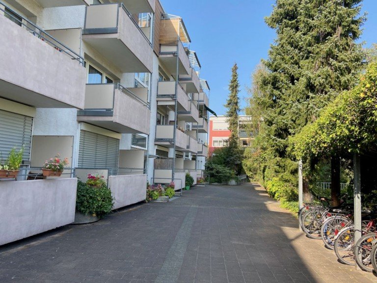 Ansicht - gepflegte Wohnanlage Darmstadt Etagenwohnung *Single Appartement mit EBK und Balkon*