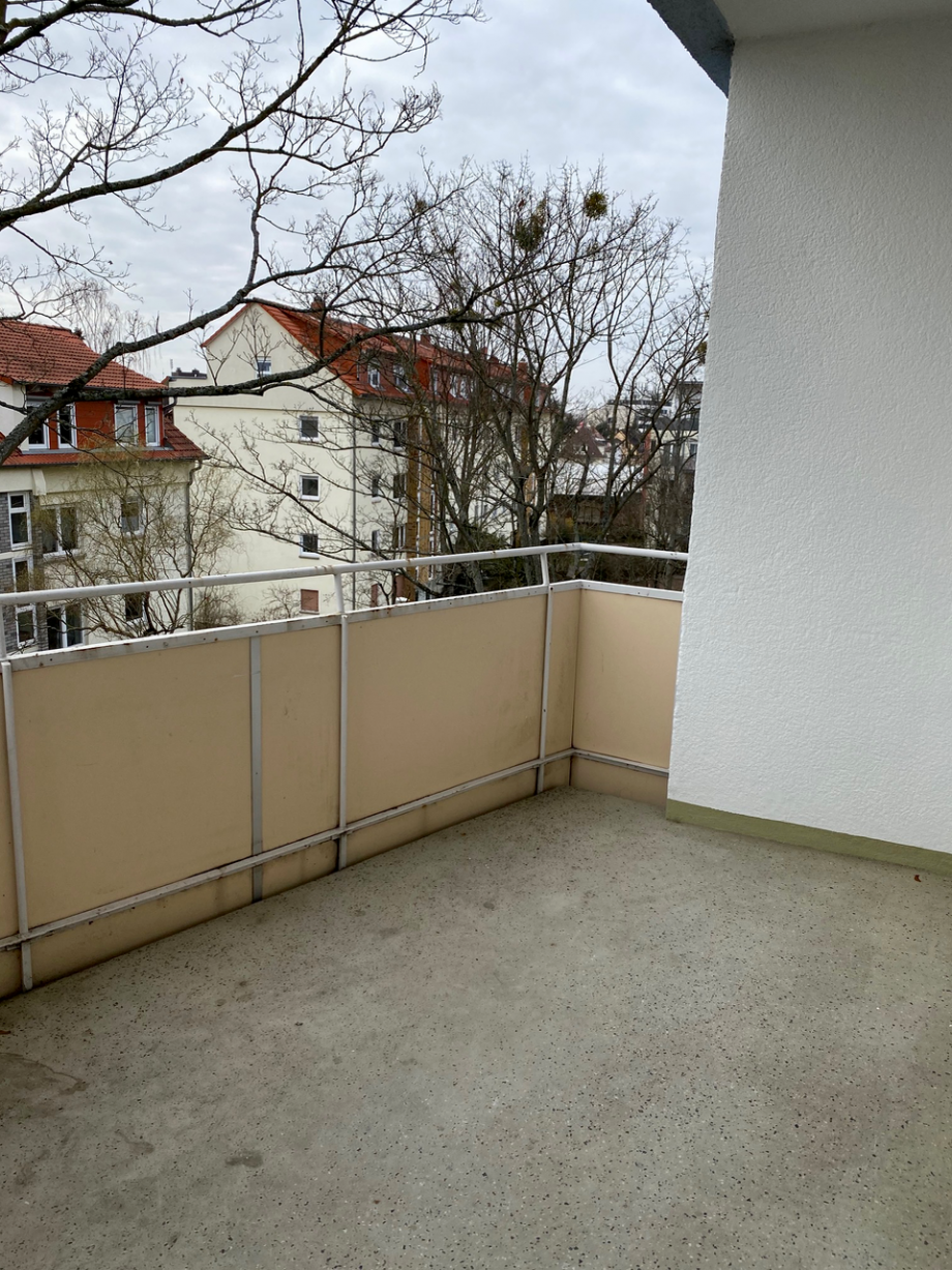 West - Balkon Erdgeschosswohnung Darmstadt