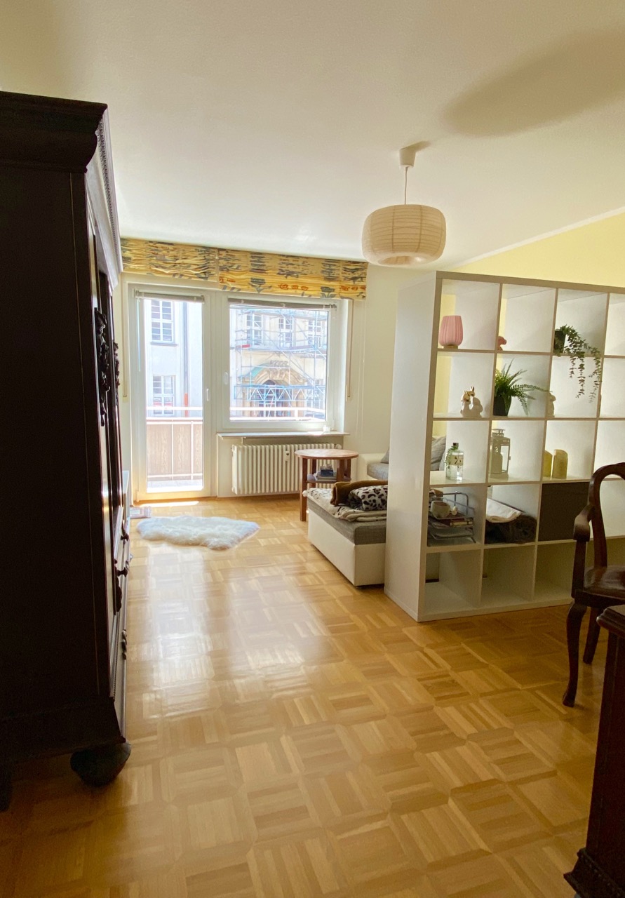 Wohnzimmer Etagenwohnung Darmstadt