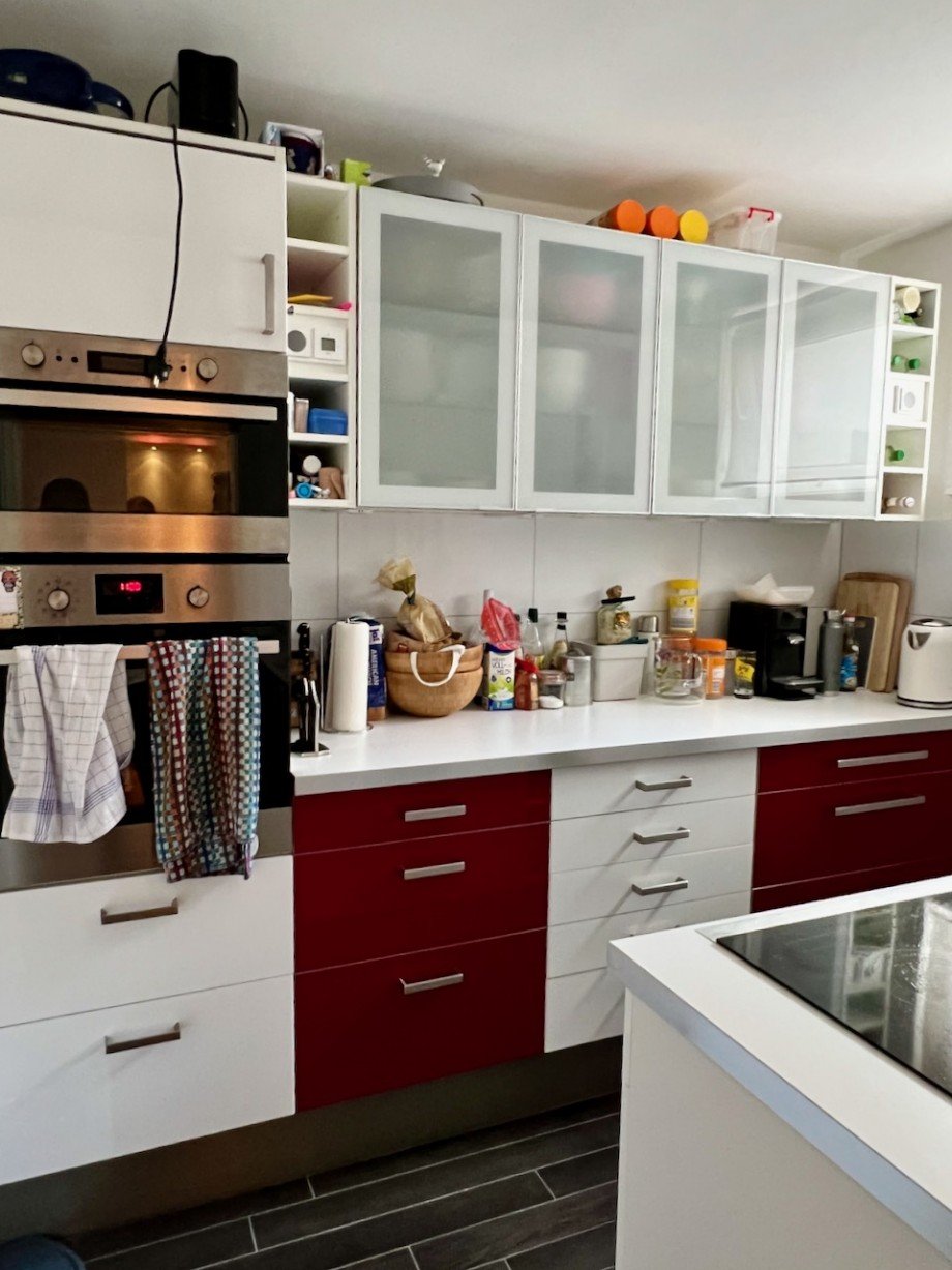 K�che mit Einbauk�che Souterrainwohnung Darmstadt