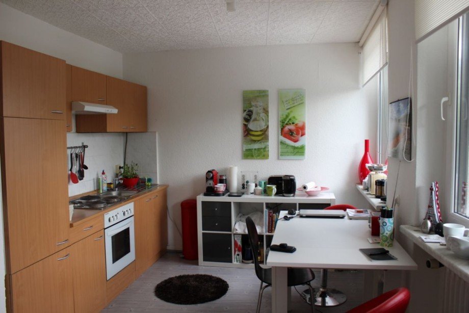Wohnk�che mit EBK Etagenwohnung Darmstadt
