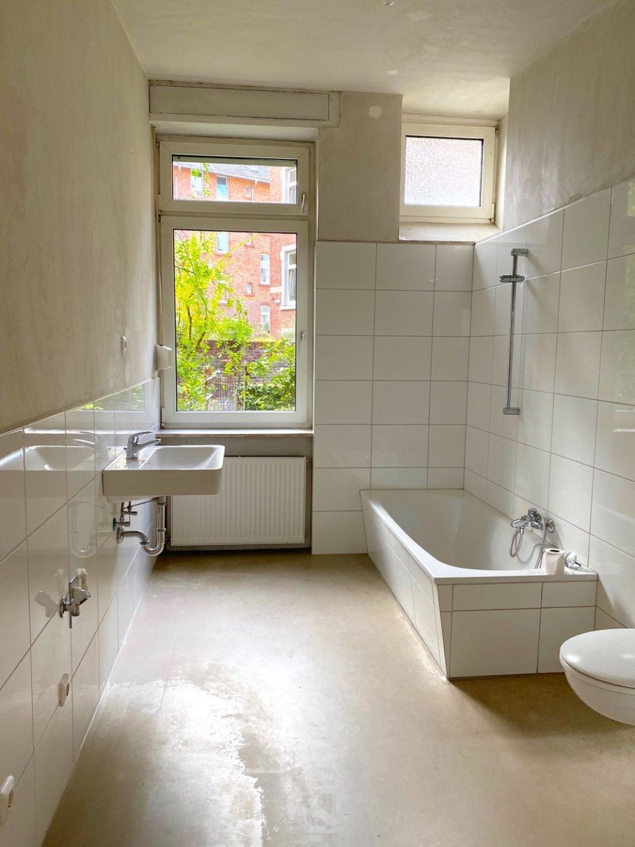 Tageslichtbad Etagenwohnung Darmstadt