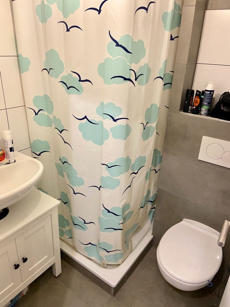 modernes Duschbad Etagenwohnung Darmstadt