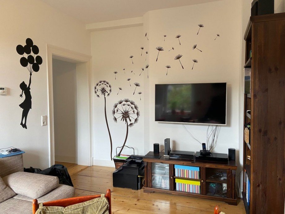 Wohnzimmer Etagenwohnung Darmstadt