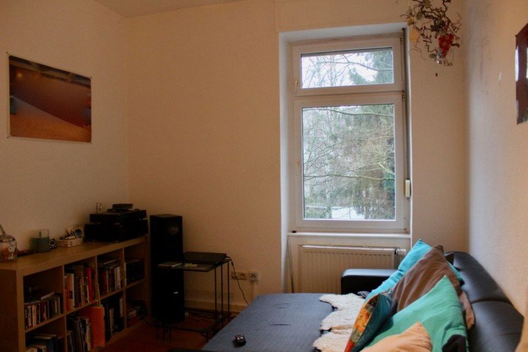 Wohnzimmer Darmstadt Etagenwohnung Ab 01.06. verf�gbar - 2 Zimmer Altbauwohnung im Martinsviertel