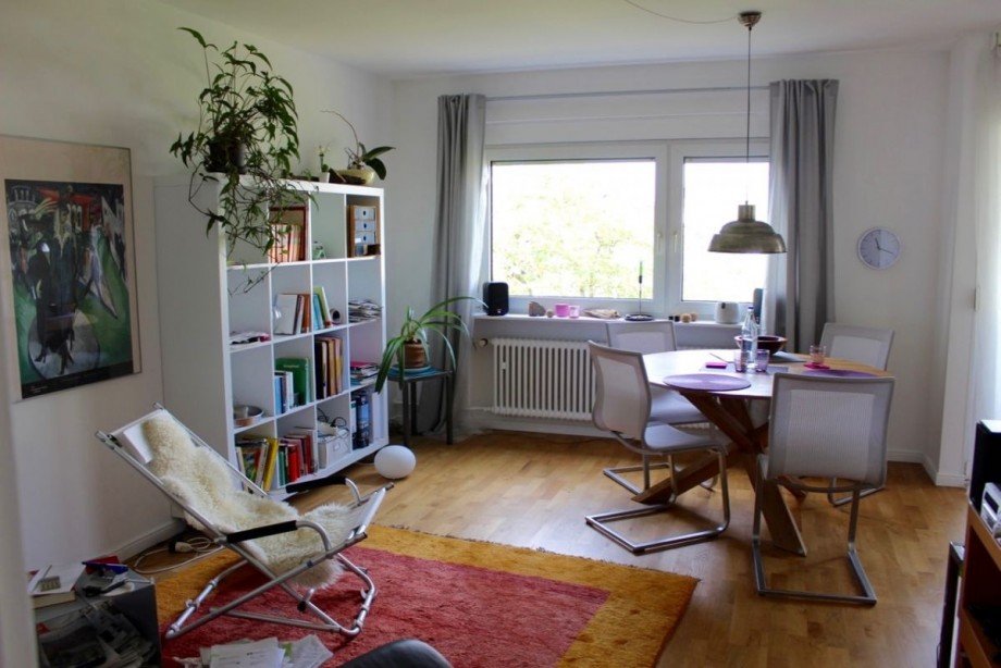 helles Wohnzimmer Etagenwohnung Griesheim