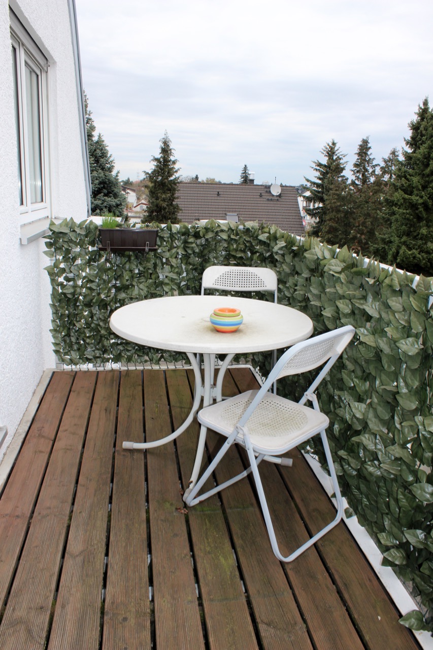 Balkon Dachgeschosswohnung Darmstadt