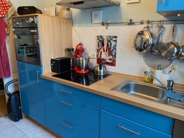 K�che (EBK gegen Abstand) Darmstadt Etagenwohnung Nachmieter gesucht f�r 3 Zimmer Wohnung mit S�dbalkon in Bessungen (3er WG geeignet!)