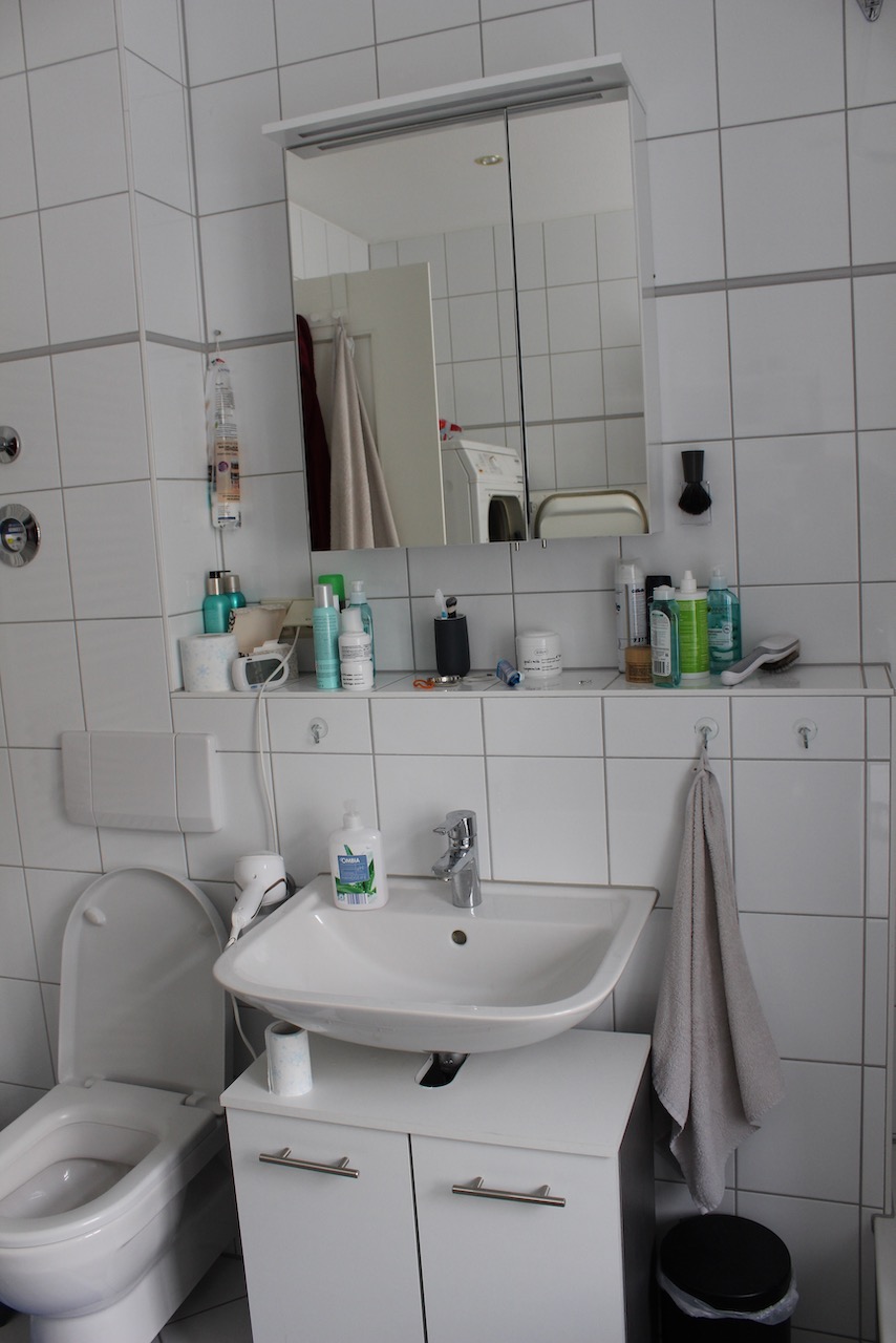 Badezimmer Erdgeschosswohnung Darmstadt